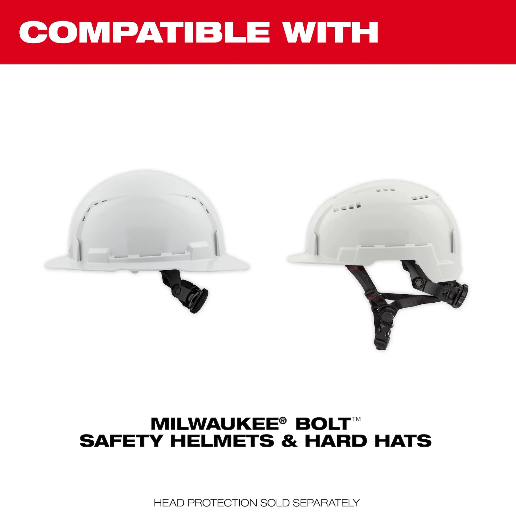 Milwaukee BOLT Sun Visor for Safety Helmets from GME Supply